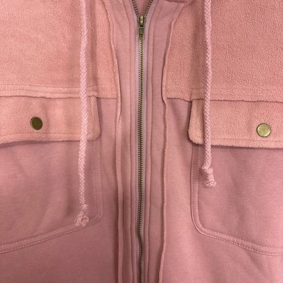 Ashlee Marie Boutique Hooded Utility Jacket Size 2XL - Picture 6 of 8